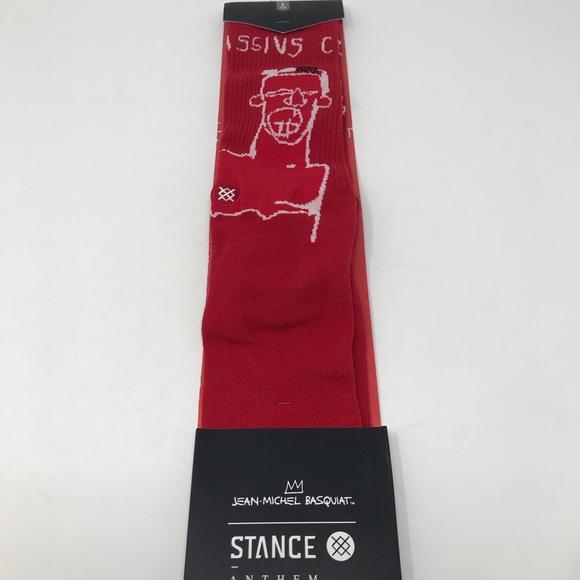 Stance x Basquiat Cassius Socks Large 9-12 NEW! - Picture 2 of 8